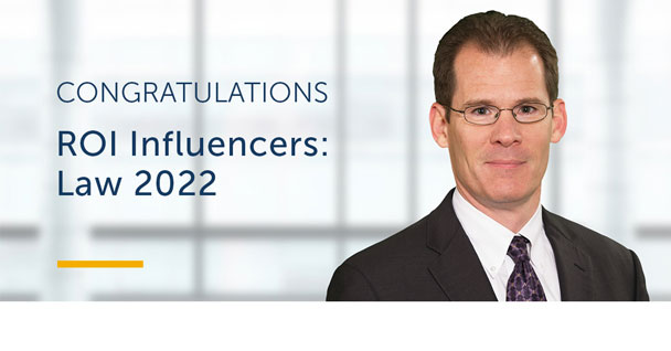 Stradley Ronon Partner Francis Manning Named to ROI-NJ’s ‘ROI Influencers: Law 2022’