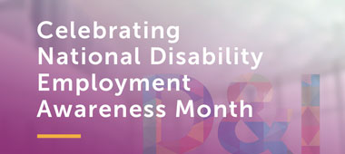 National Disability Employment Awareness Month