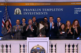 Franklin Templeton Rings Opening Bell