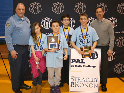 Stradley Ronon Supports Police Athletic League 24 Math Challenge